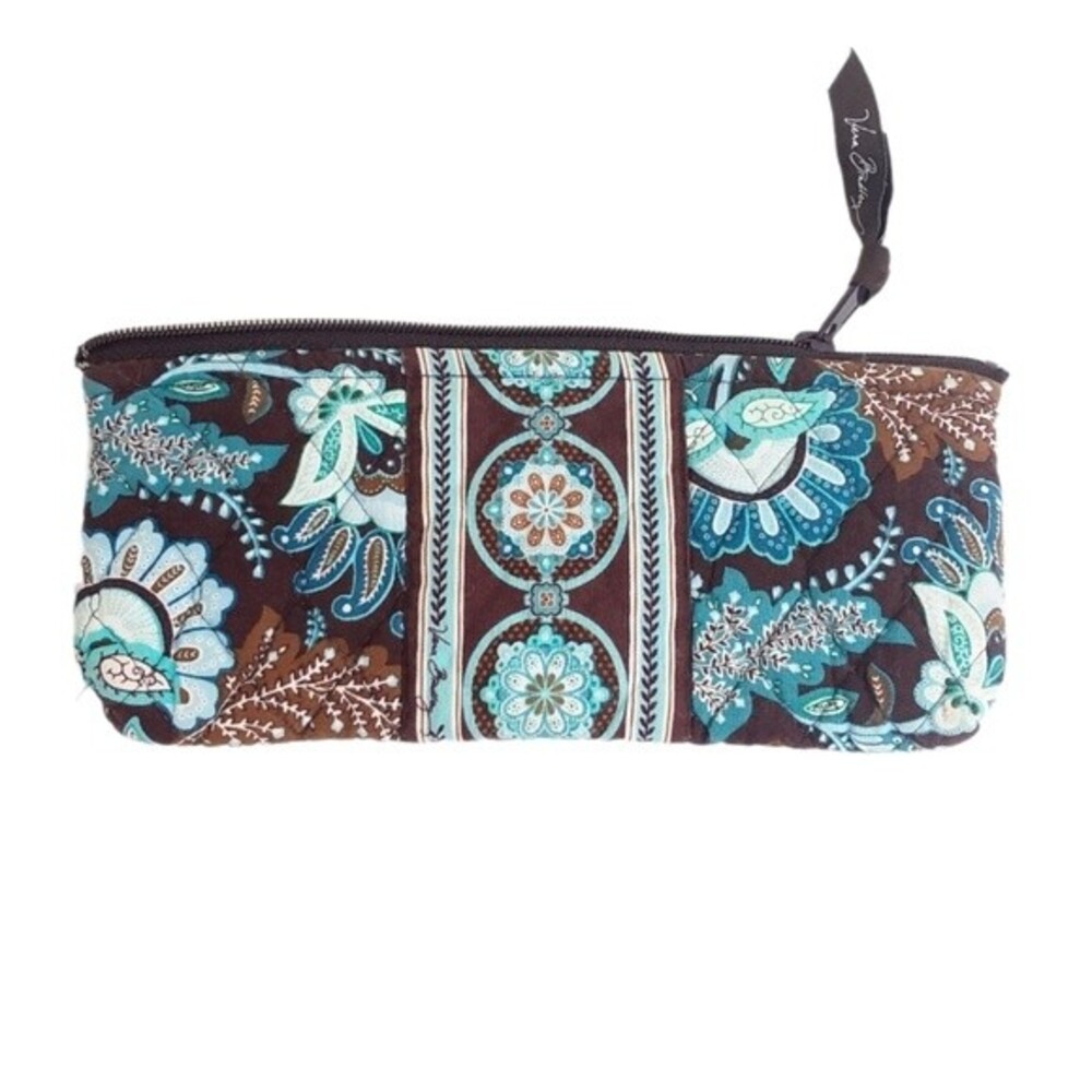 Vera Bradley Java Blue Makeup Bag